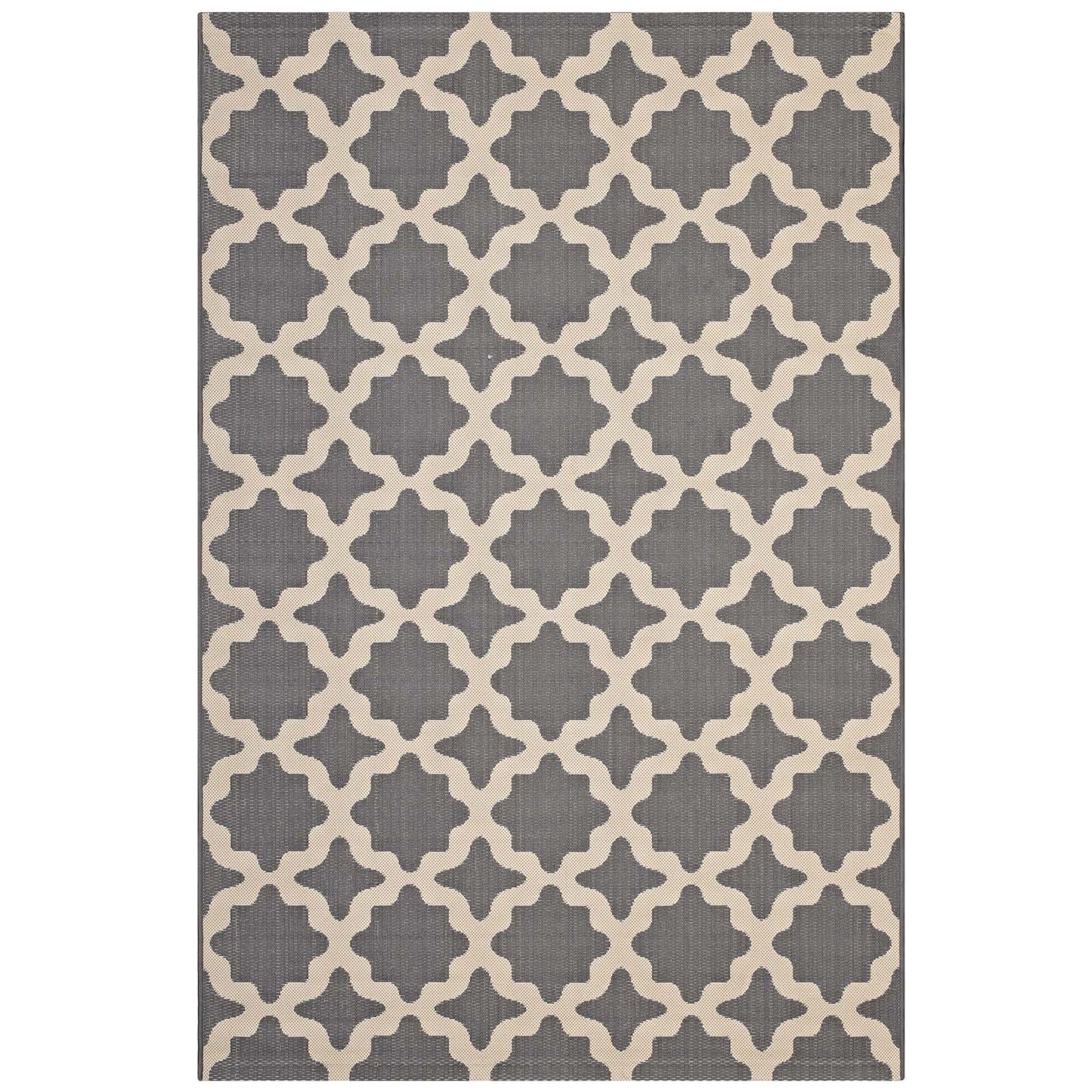 Cerelia Moroccan Trellis Indoor and Outdoor 5x8 Area Rug