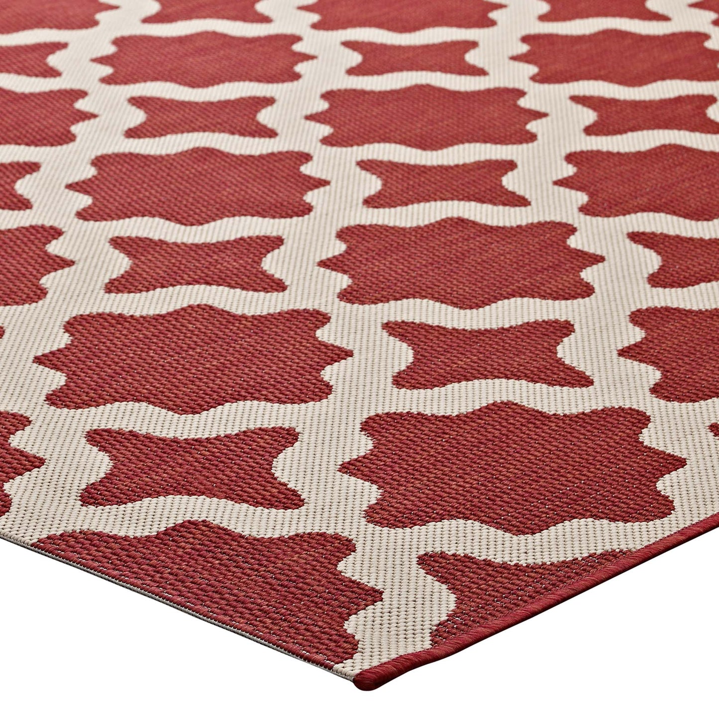 Cerelia Moroccan Trellis Indoor and Outdoor 4x6 Area Rug