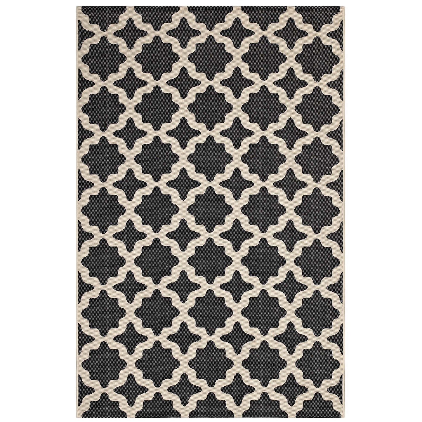 Cerelia Moroccan Trellis Indoor and Outdoor 4x6 Area Rug