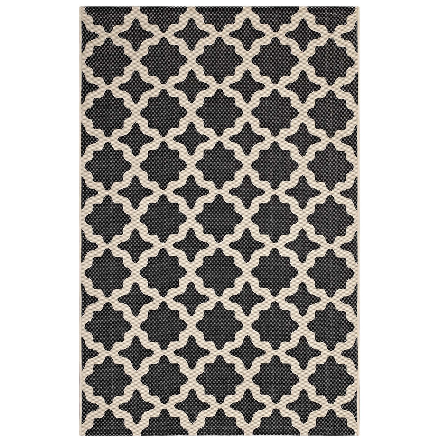 Cerelia Moroccan Trellis Indoor and Outdoor 5x8 Area Rug