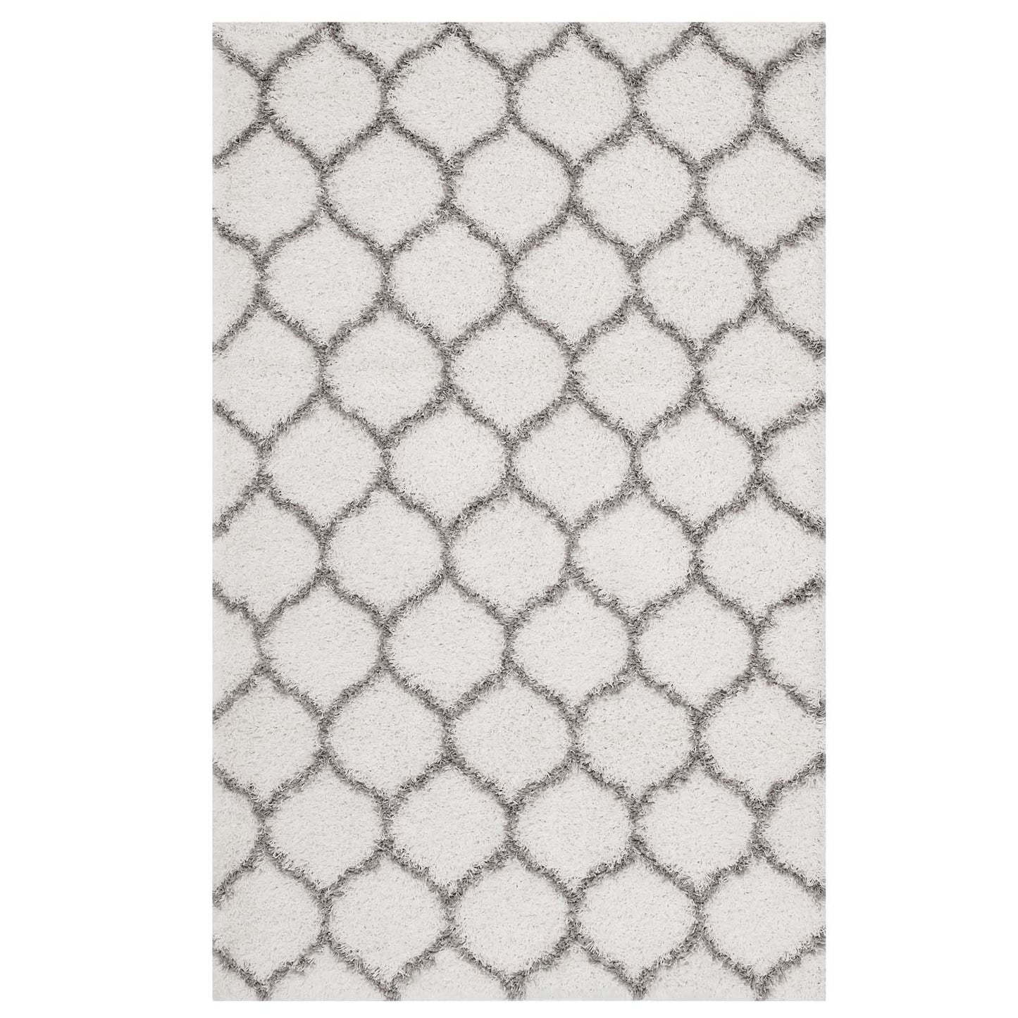 Solvea Moroccan Trellis 5x8 Shag Area Rug