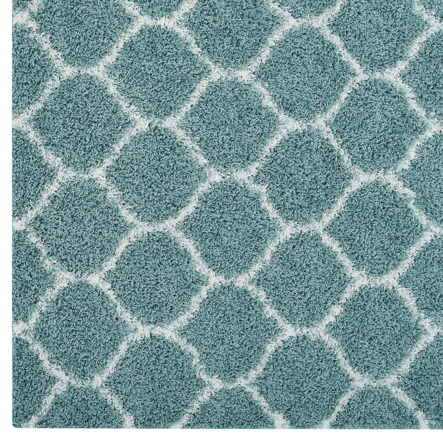 Solvea Moroccan Trellis 8x10 Shag Area Rug