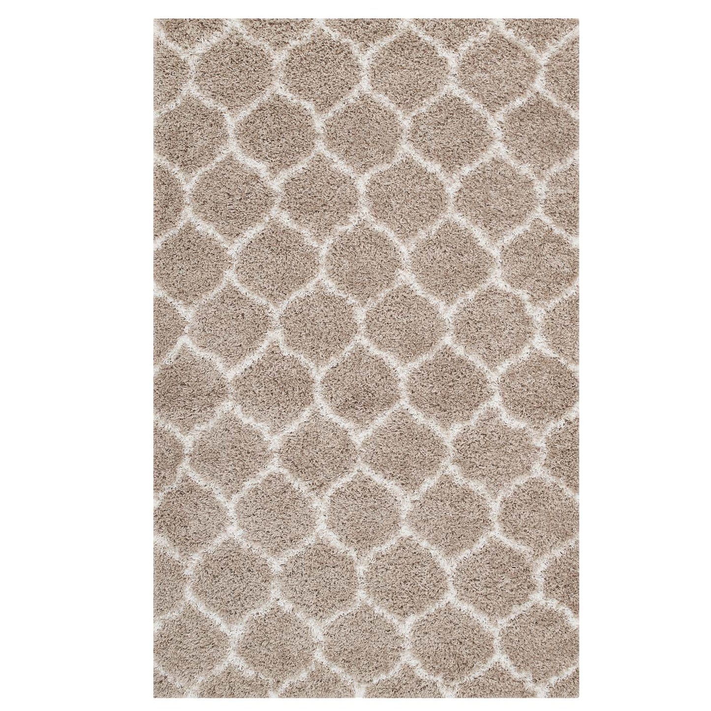 Solvea Moroccan Trellis 8x10 Shag Area Rug