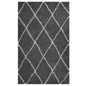 Tapis à poils longs Toryn Diamond Lattice 5x8 de Modway