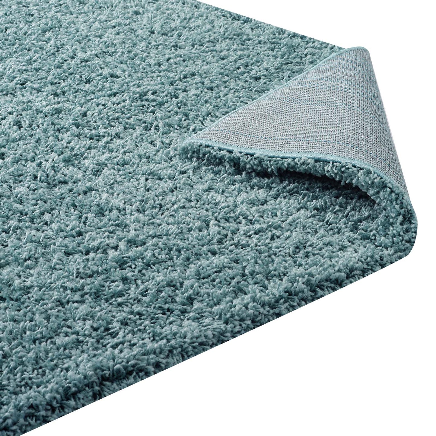 Enyssa Solid 8x10 Shag Area Rug