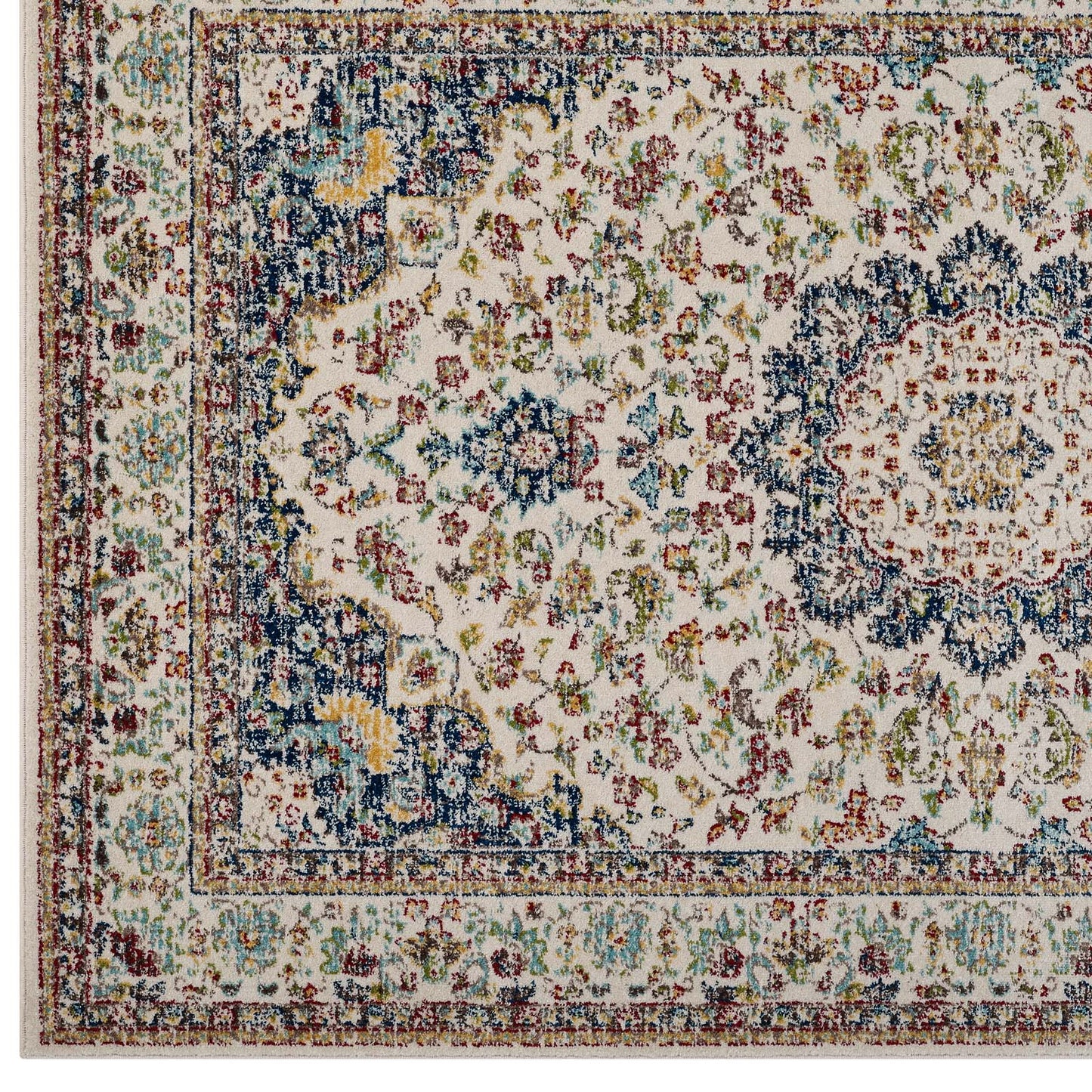 Tapis médaillon vintage vieilli Meryam 5x8 par Modway