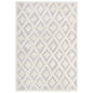 Whimsical Morsel Abstract Diamond Lattice Shag 5x8 Area Rug