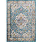 Success Anisah Distressed Floral Vintage Medallion 4x6 Area Rug