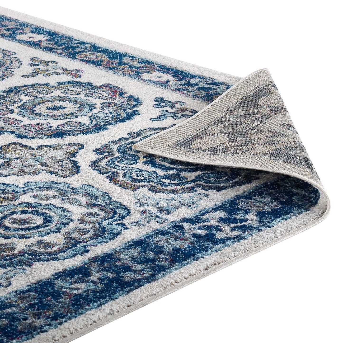 Tapis marocain à motif floral vieilli Entourage Odile 5x8 par Modway