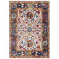 Entourage Samira Distressed Vintage Floral Vintage Medallion 8x10 Area Rug