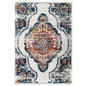 Tapis Entourage Malia à motif floral vintage vieilli 5x8 par Modway