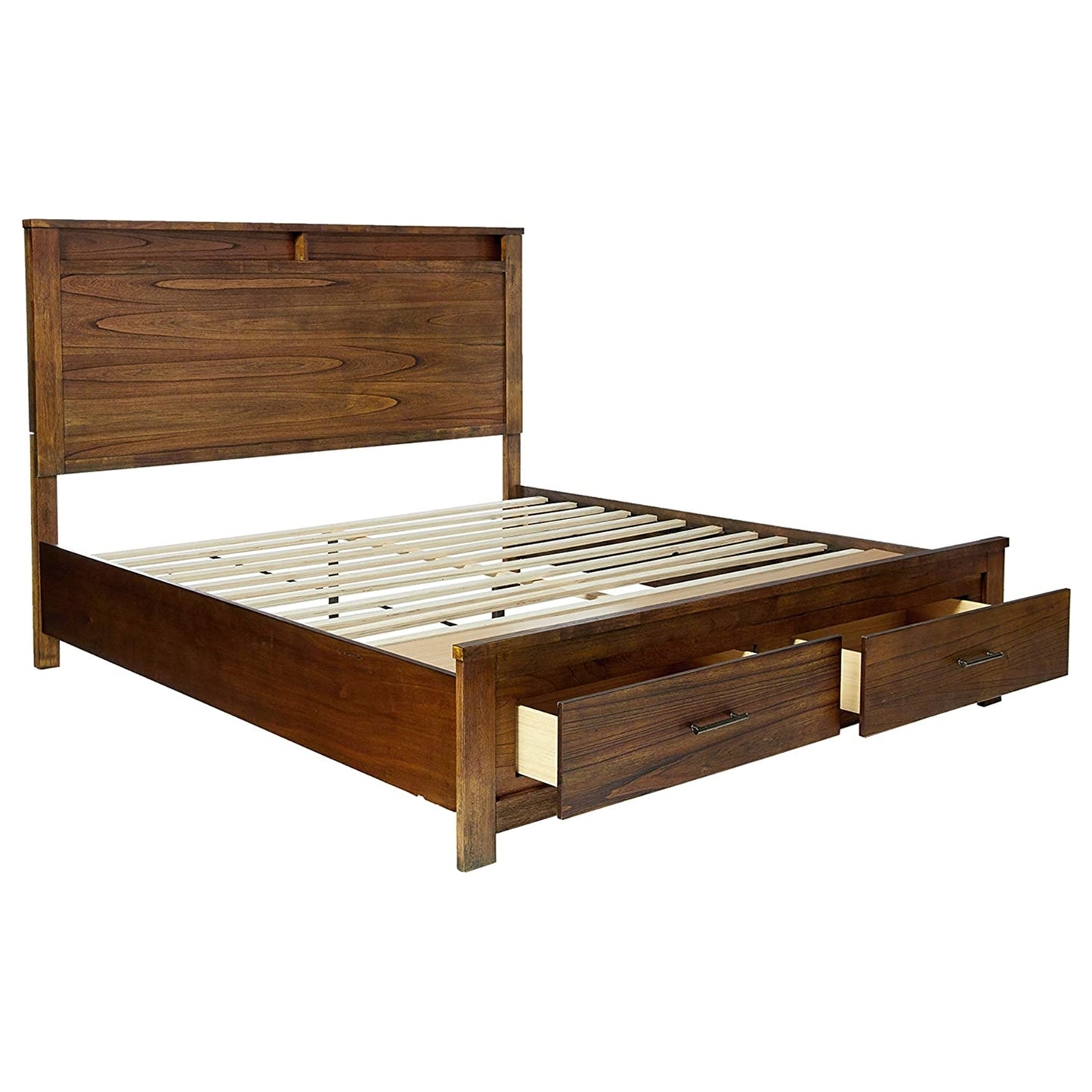 ACME Merrilee Eastern King Bed in Oak 21677EK