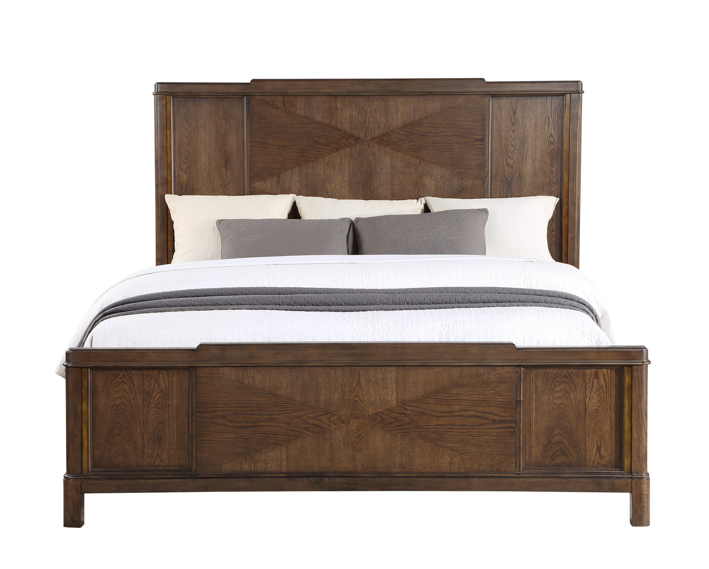 Milan - King Bed - Dark Brown