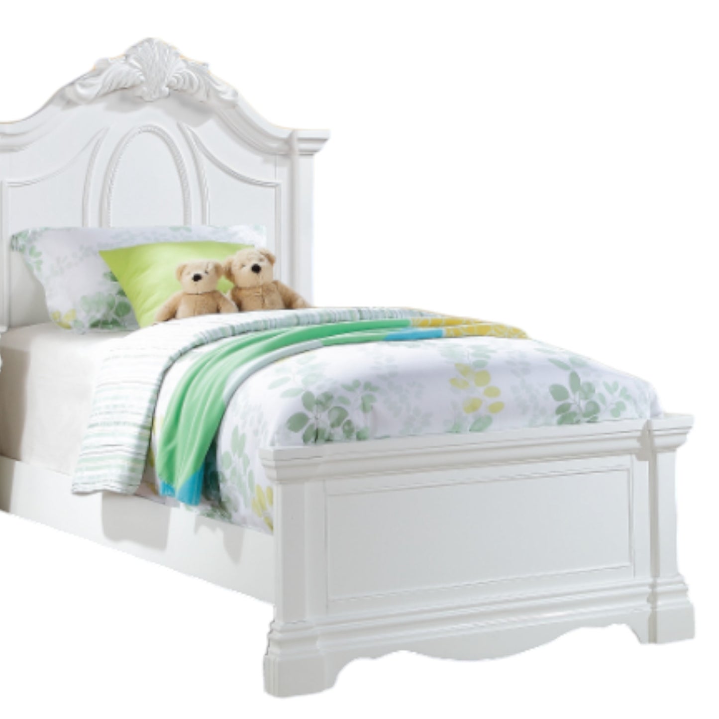 ACME Estrella Twin Bed in White 30240T