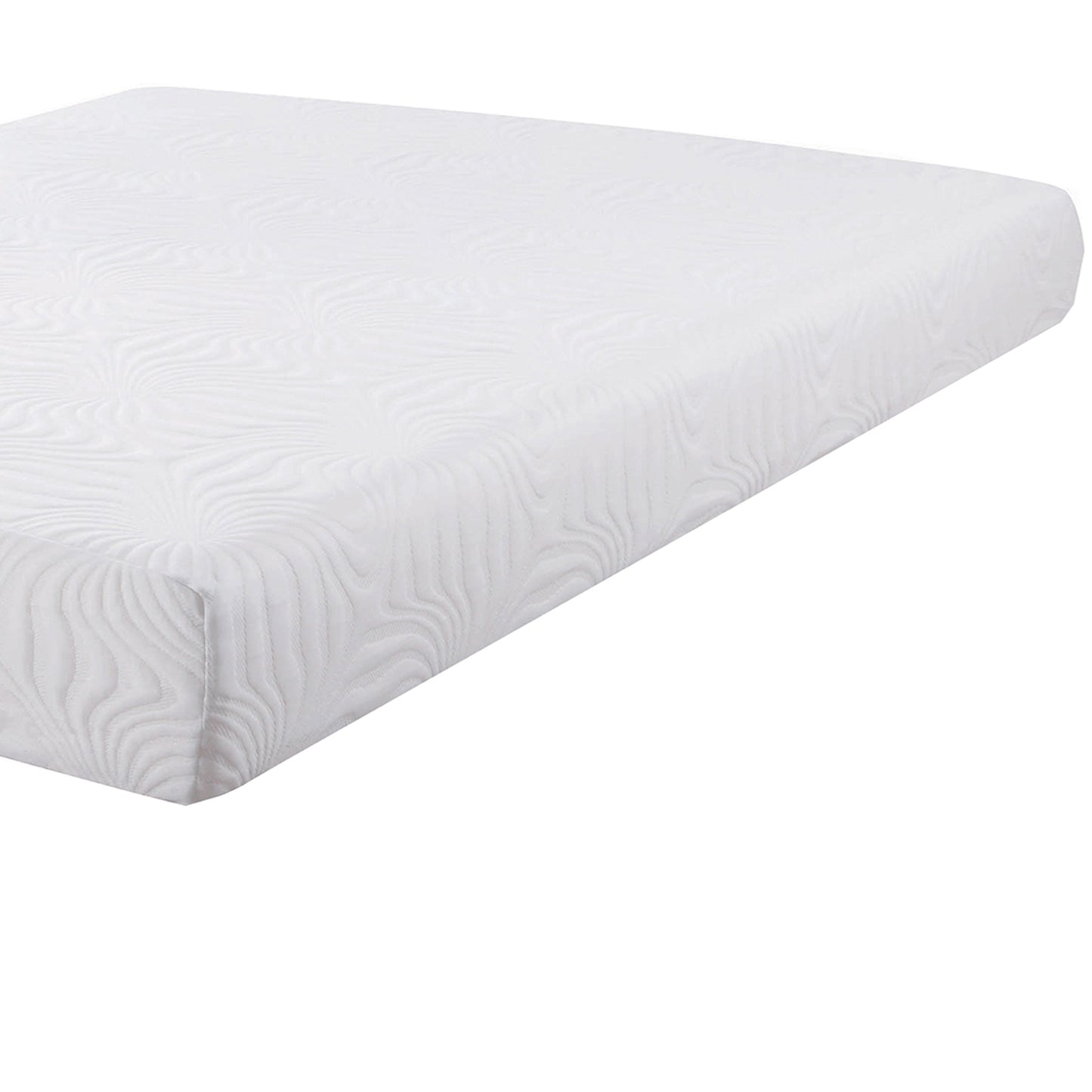 Eastern King Size Mattress with High Density Memory Foam, White