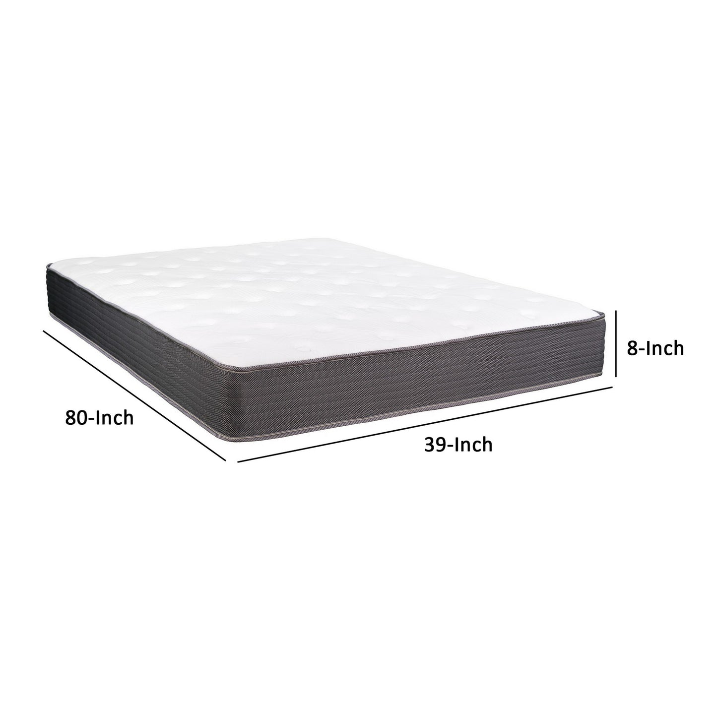 Cari 8 Inch Hybrid XL Twin Size Mattress, Cool Gel Memory Foam, Pocket Coil