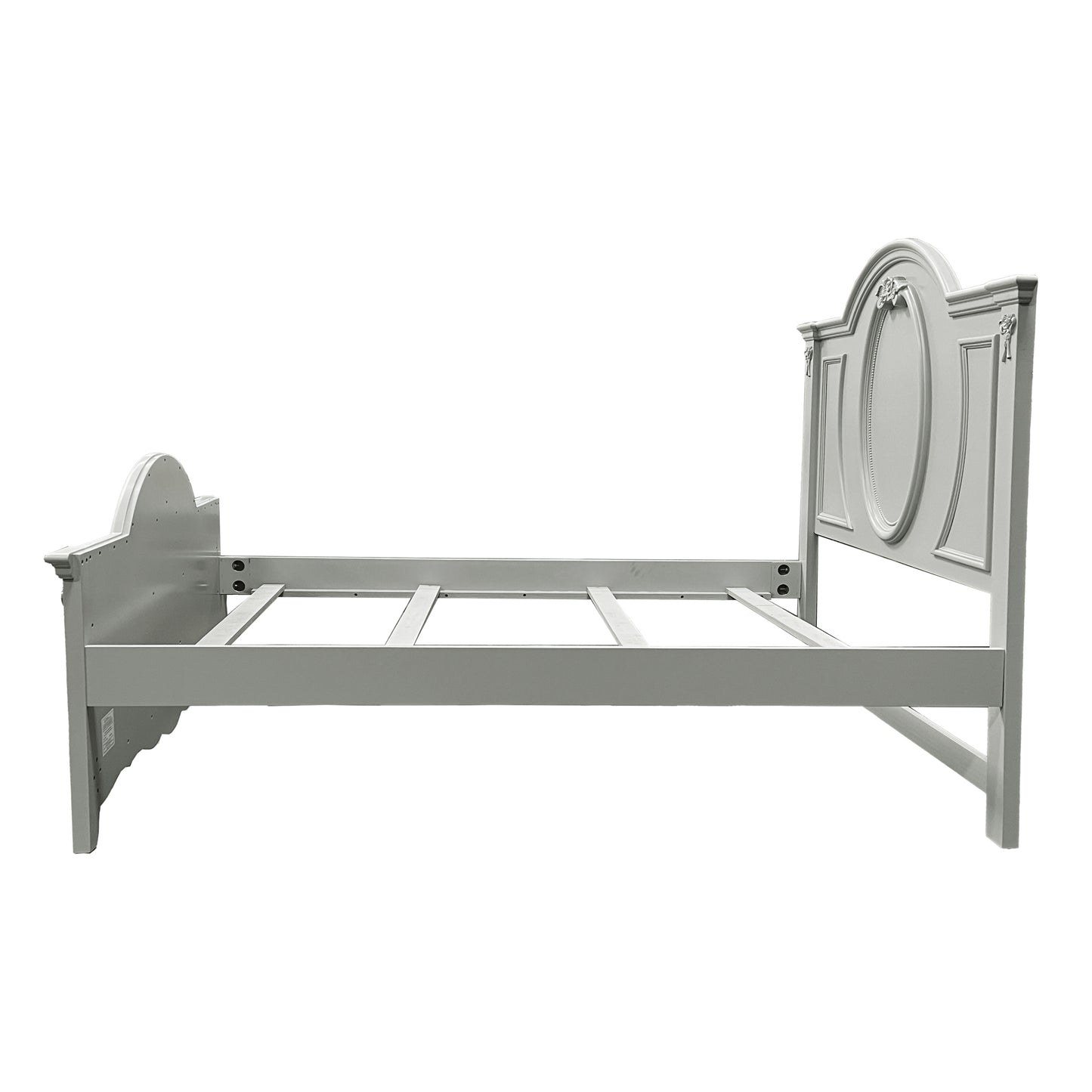 ACME Flora Twin Bed , Gray Finish BD02210T