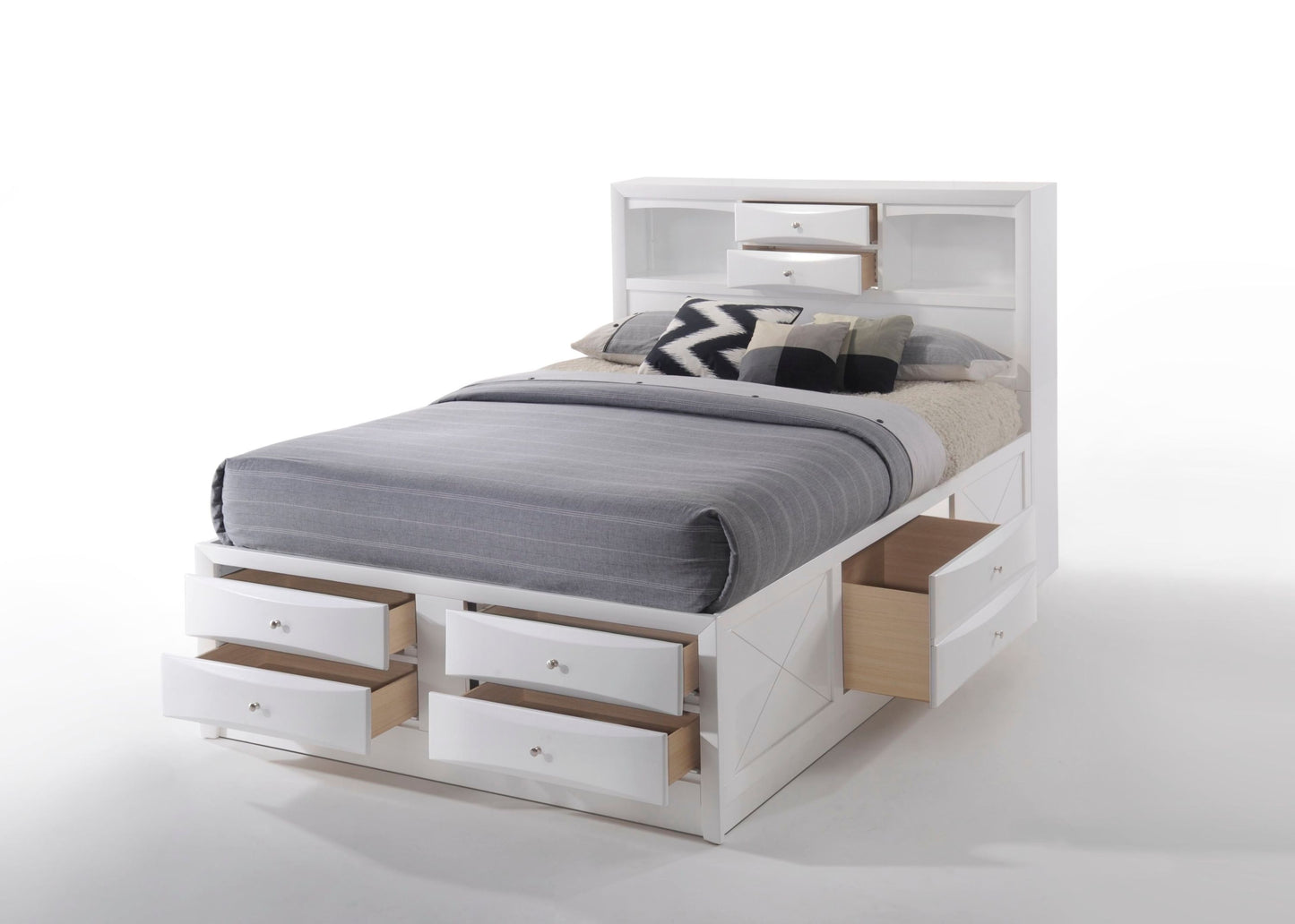 ACME Ireland Queen Bed in White 21700Q