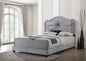 ACME Frankie Queen Bed, Gray Velvet 26410Q