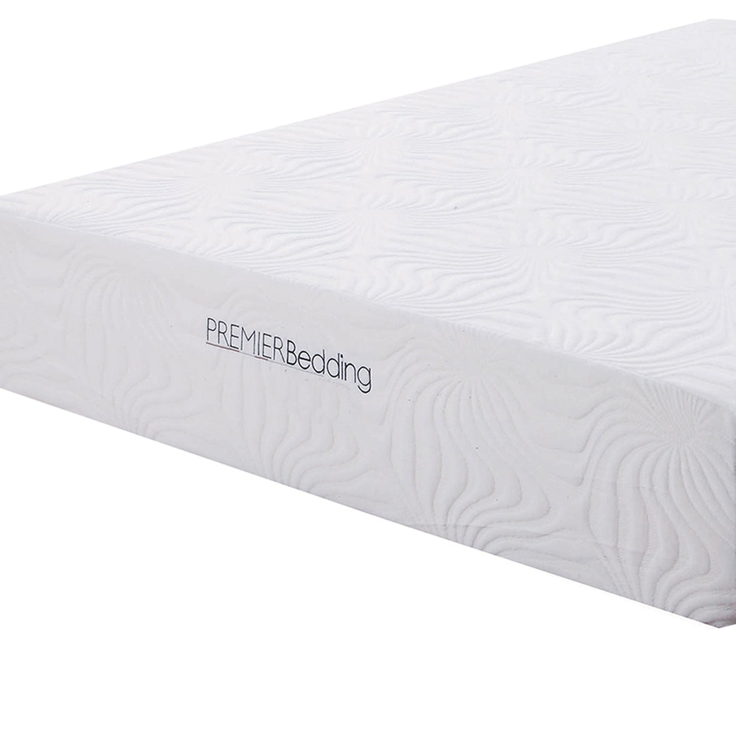 Eastern King Size Mattress with High Density Memory Foam, White