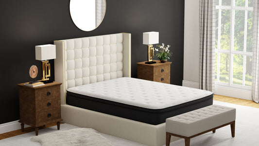 12' Cal King Euro Top Hybrid Memory foam Mattress