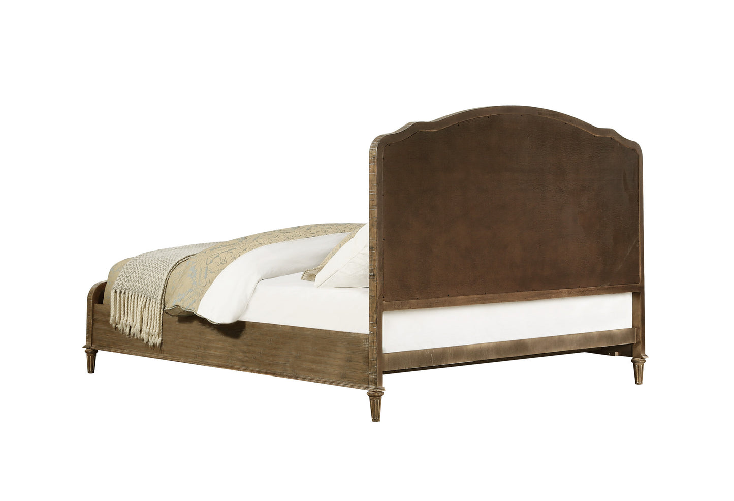 Wallace & Bay Ludin Brown Queen Upholstered Bed