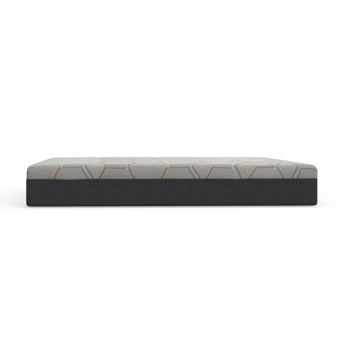 12" Copper Gel Cooling Memory Foam Mattress with Edge Support and Air Grid Base Cal King Split Head