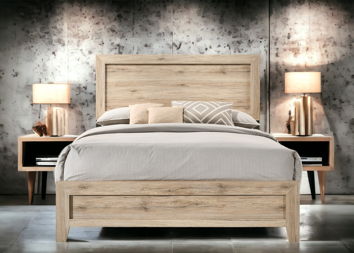 ACME Miquell Queen Bed, Natural 28040Q