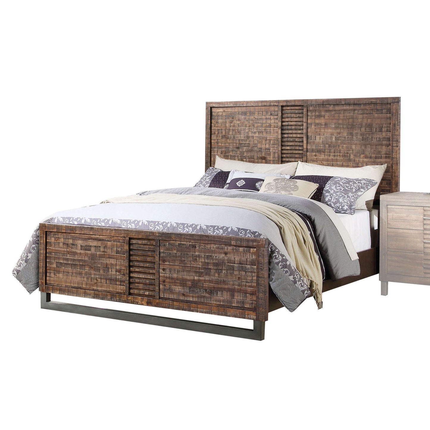 ACME Andria Queen Bed in Reclaimed Oak 21290Q