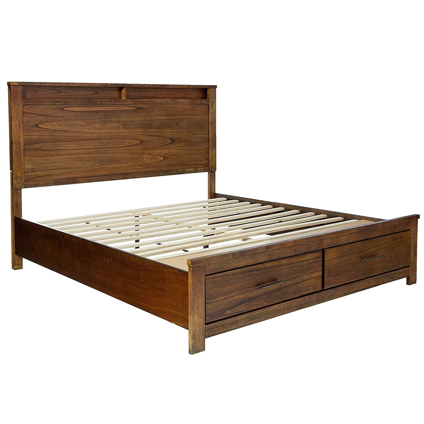 ACME Merrilee Eastern King Bed in Oak 21677EK