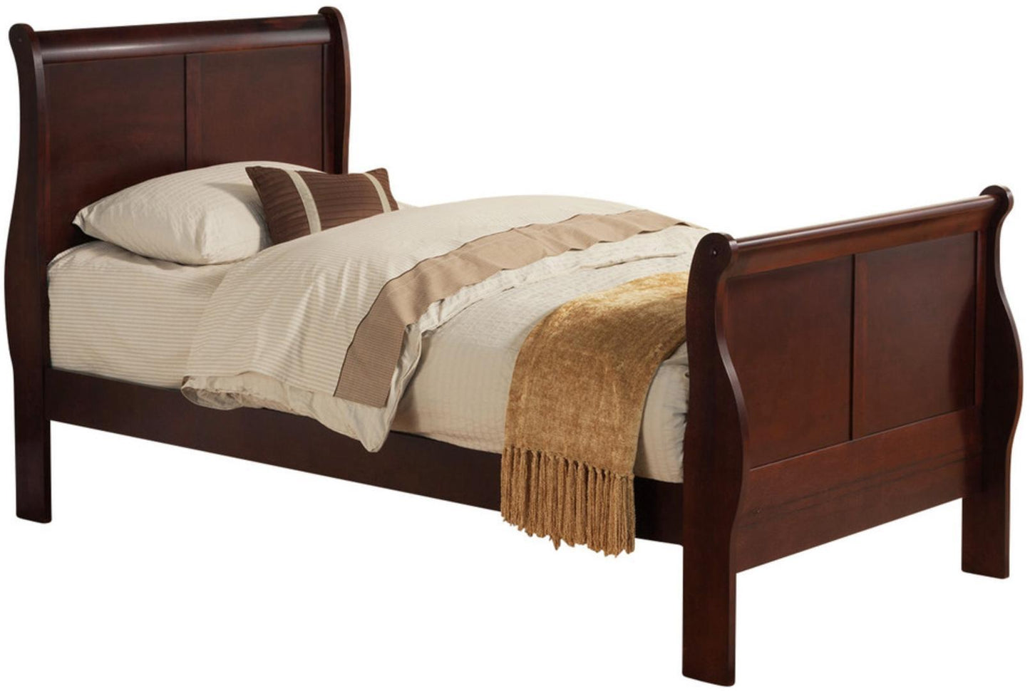 ACME Louis Philippe Twin Bed in Cherry 23760T