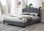 ACME Giada Eastern King Bed, Charcoal Fabric 28967EK