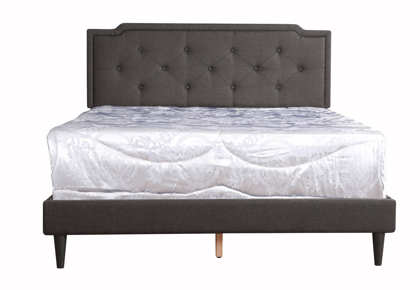 Sleek Black Casual Bed For Modern Living