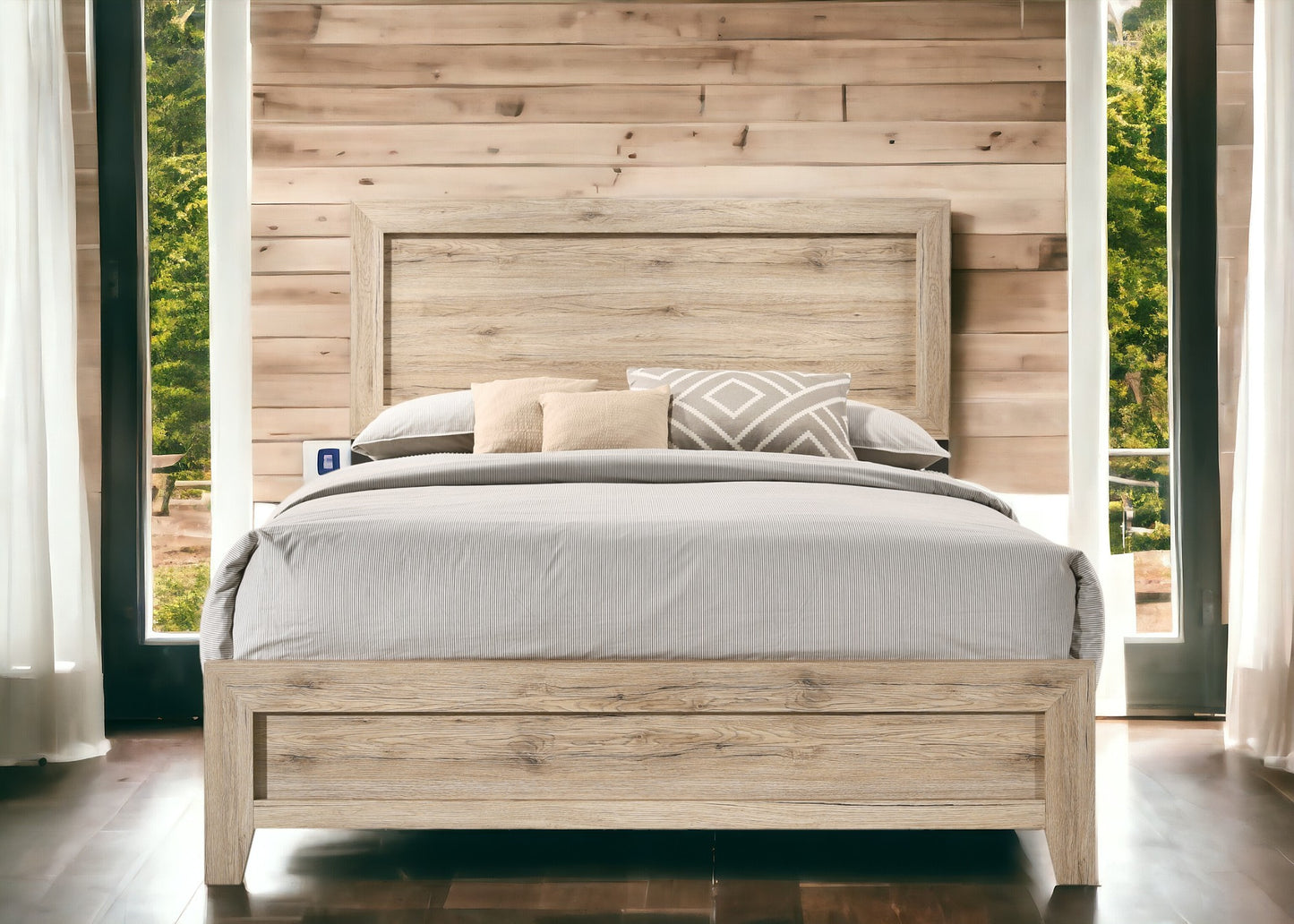 ACME Miquell Queen Bed, Natural 28040Q