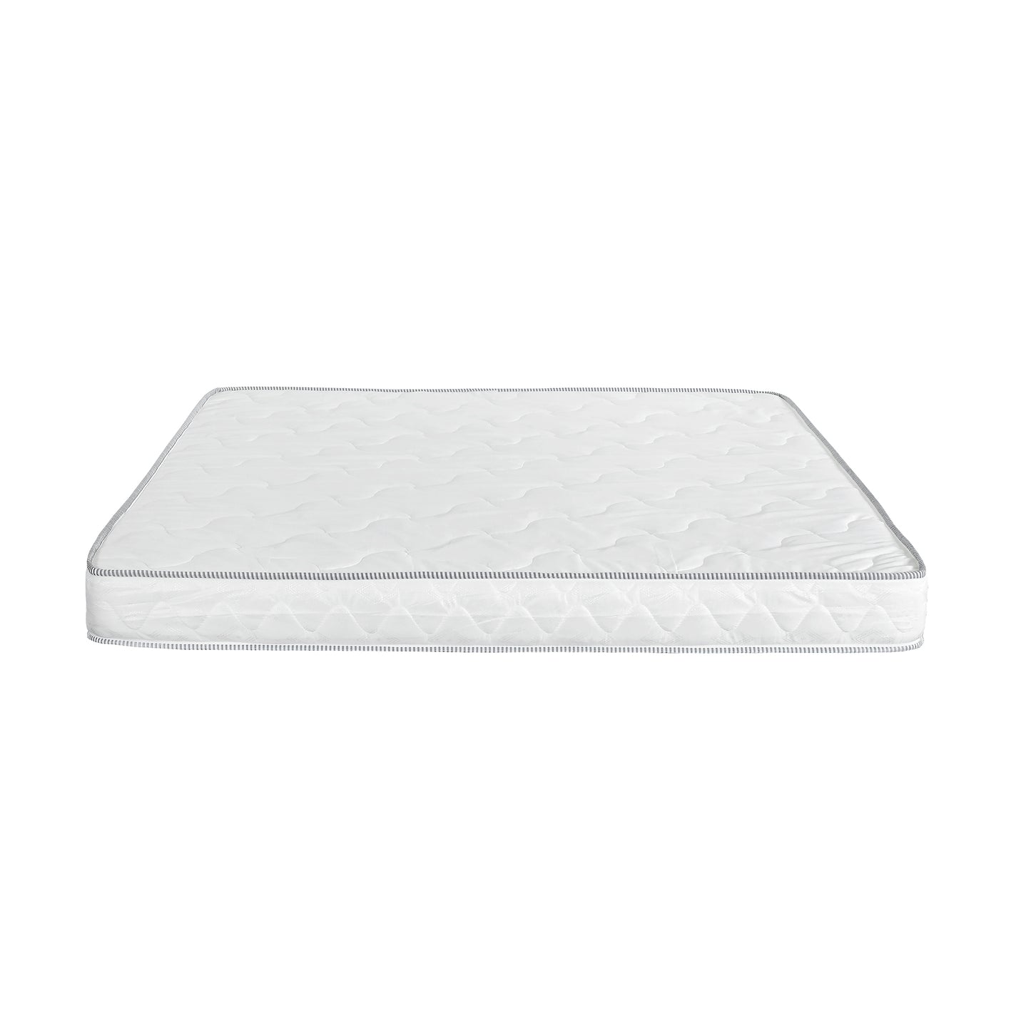 6 in. Firm Foam Bed in a Box Mattress, Full Size Reversible Foam Mattress, White