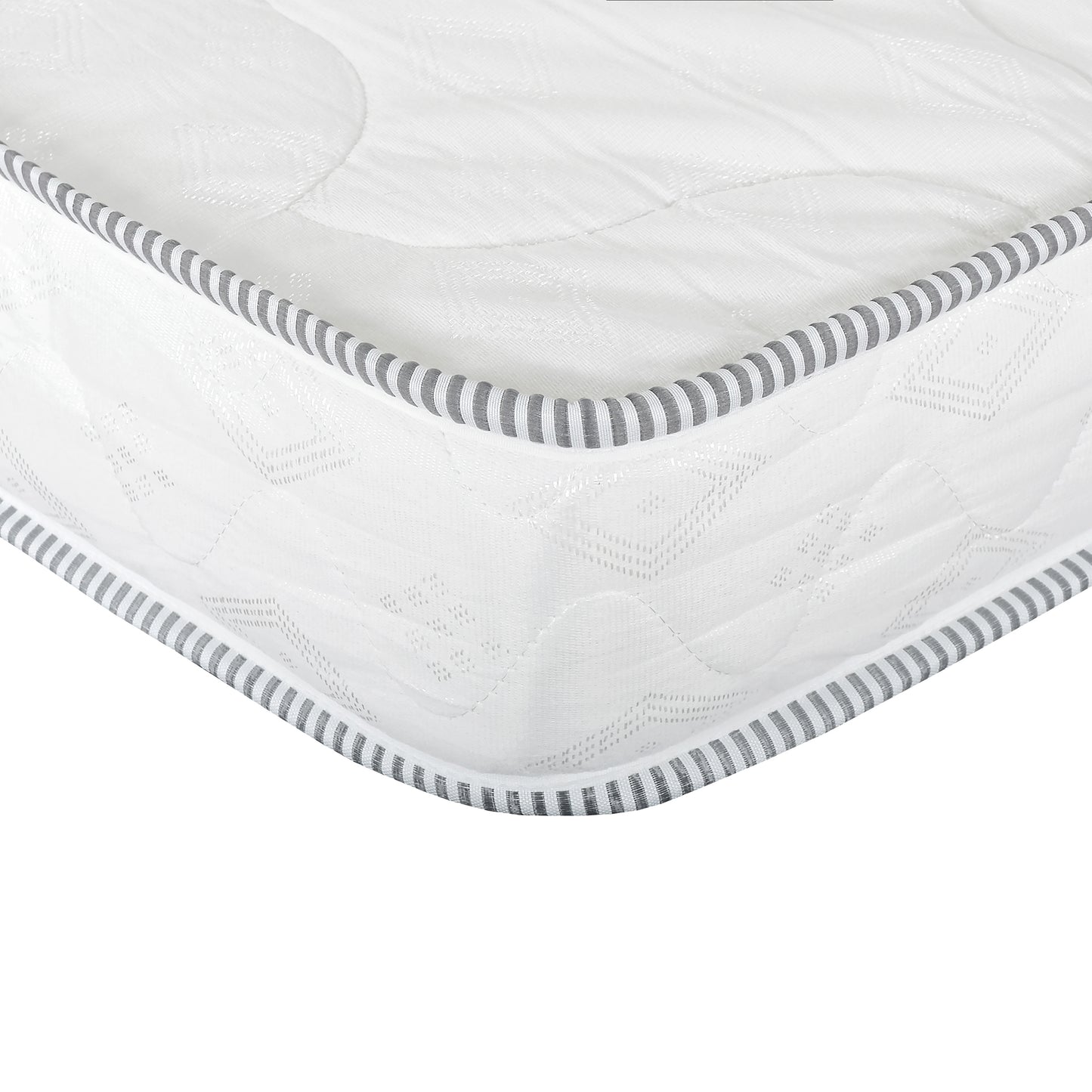 6 in. Firm Foam Bed in a Box Mattress, Full Size Reversible Foam Mattress, White