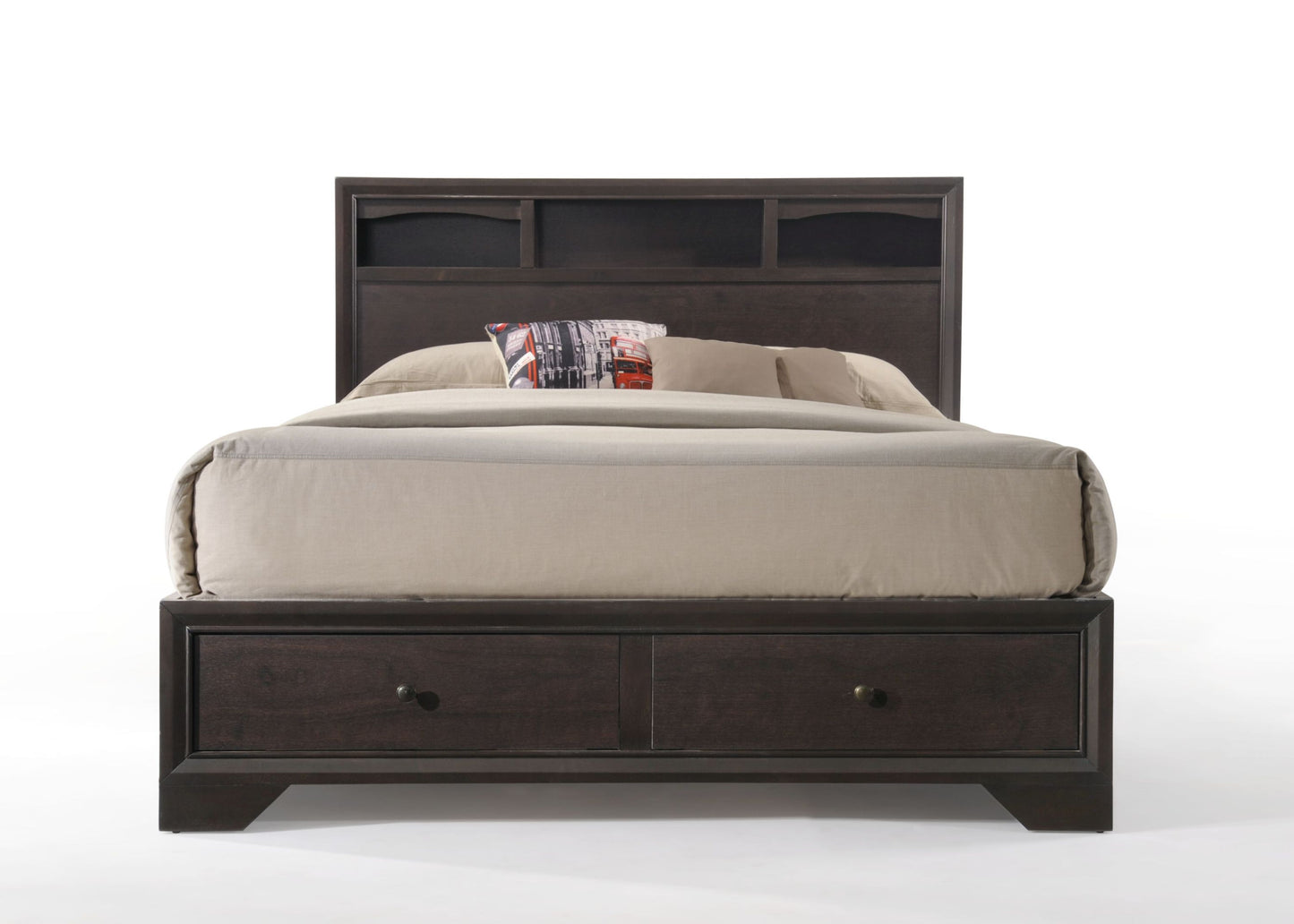 ACME Madison II Eastern King Bed in Espresso 19557EK