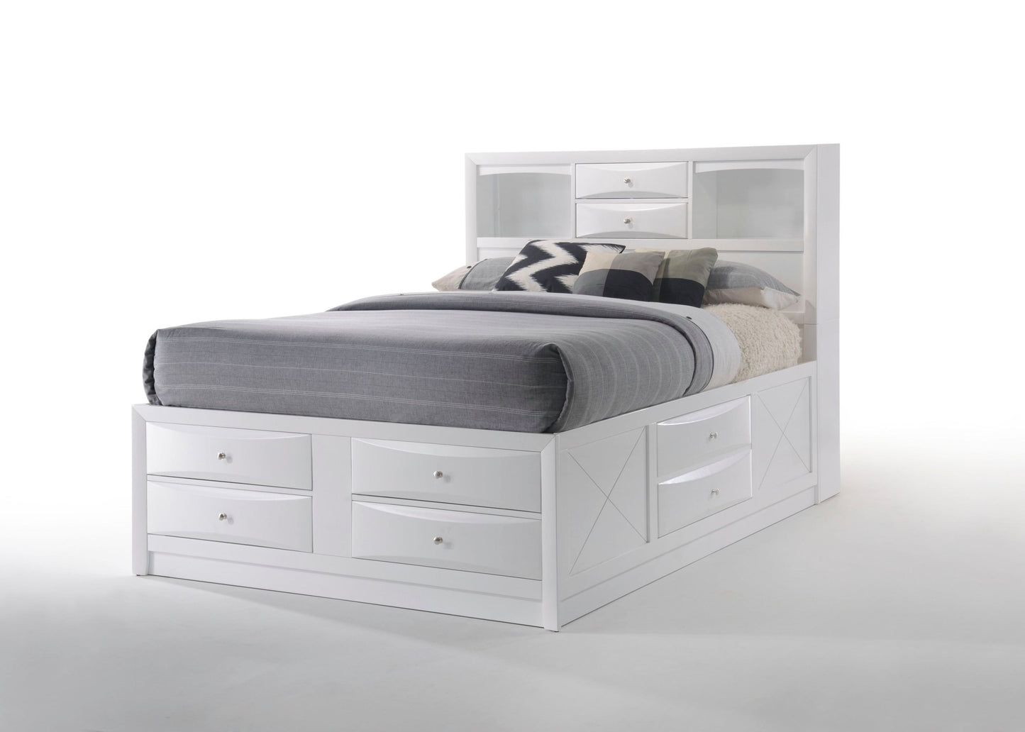 ACME Ireland Queen Bed in White 21700Q