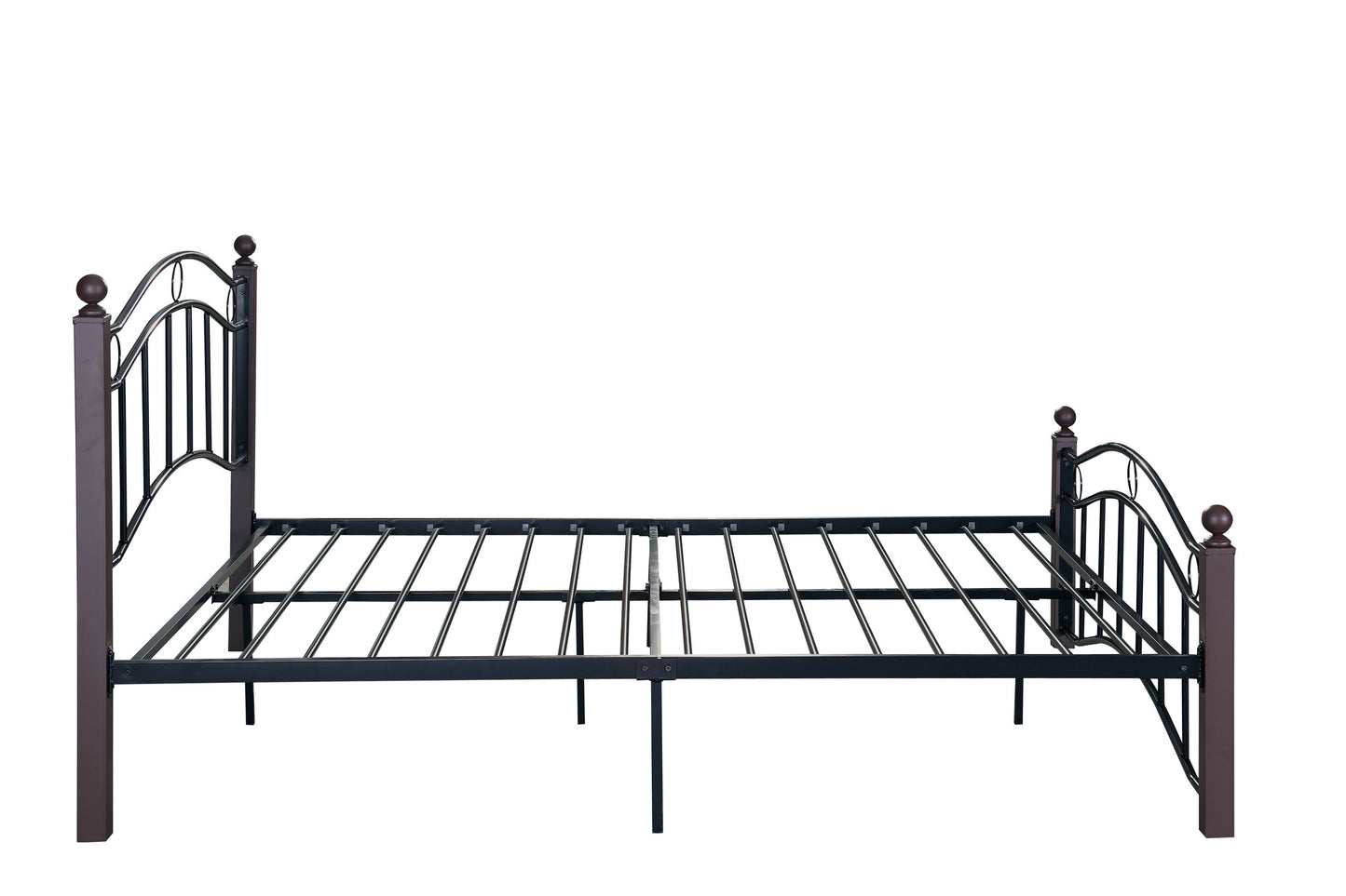 Full Size Metal Bed Frame with Headboard and Footboard