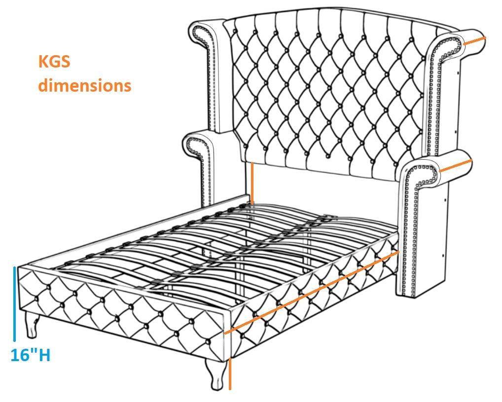 ACME Rebekah Queen Bed in Gray Velvet 25820Q