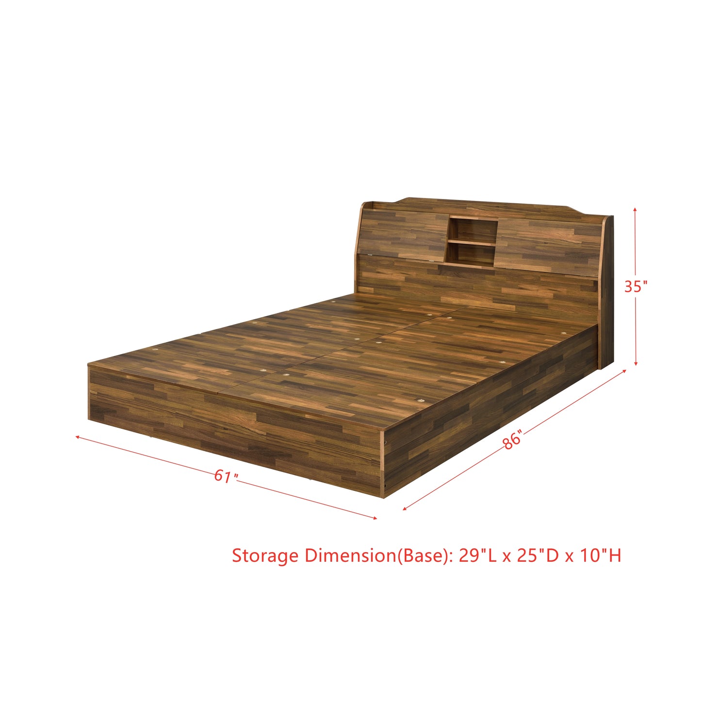 ACME Hestia Queen Bed in Walnut Finish BD00542Q