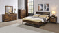 ACME Juvanth Eastern King Bed in Rustic Oak & Black Finish 24247EK